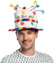 Boland - Hoed Rainbow cake 'Happy Birthday' - 58 - Volwassenen - Unisex -