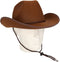 Boland - Hoed Rodeo bruin Bruin - 59 - Volwassenen - Unisex - Cowboy - Indiaan
