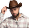 Boland - Hoed Rodeo bruin Bruin - 59 - Volwassenen - Unisex - Cowboy - Indiaan