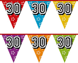 Boland - Holografische vlaggenlijn '30' - Regenboog - Regenboog