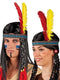 Boland - Hoofdband Lonato - Één maat - Kinderen en volwassenen - Unisex - Cowboy - Indiaan