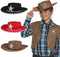 Boland - Kinderhoed Sheriff assorti - 55 - Kinderen - Jongens en meisjes - Cowboy - Indiaan