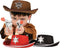 Boland - Kinderhoed Sheriff assorti - 55 - Kinderen - Jongens en meisjes - Cowboy - Indiaan