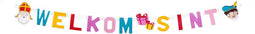Boland - Letterslinger 'Welkom Sint' - Geen thema - Sint & Piet - Pakjesavond - Feestversiering