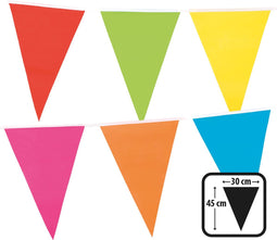 Boland - PE reuzenvlaggenlijn veelkleurig Multi - Geen thema - Feestversiering