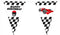 Boland - PE vlaggenlijn Speed - Sport - Autosport - Racewagen - Autorace - Finish vlag