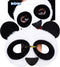 Boland - Pluchen oogmasker Panda - Volwassenen - Panda - Dieren