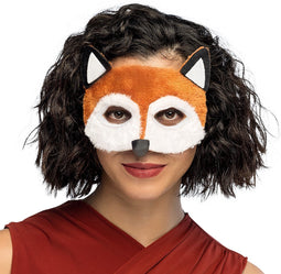 Boland - Pluchen oogmasker Vos - Volwassenen - Vos - Dieren