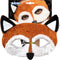 Boland - Pluchen oogmasker Vos - Volwassenen - Vos - Dieren