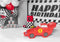 Boland - Polyester vlag Racing 'Happy Birthday' - Sport - Autosport - Racewagen - Autorace - Finish vlag - Verjaardag