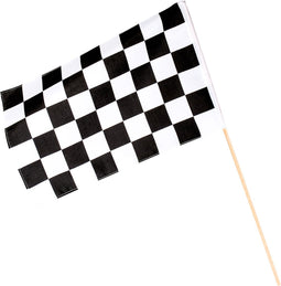 Boland - Polyester zwaaivlag Racing - Sport - Autosport - Racewagen - Autorace - Finish vlag