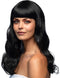 Boland - Pruik Chique zwart Zwart - Golvend - Lang - Vrouwen - - Glitter and Glamour