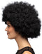 Boland - Pruik Groove zwart Zwart - Afro - Kort - Unisex - Danser/danseres - 70's, 80's & 90's - Disco