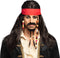 Boland - Pruik Tobias Bruin - Steil - Lang - Mannen - Piraat - Piraten-