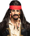 Boland - Pruik Tobias Bruin - Steil - Lang - Mannen - Piraat - Piraten-