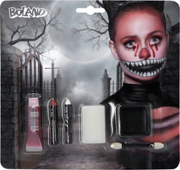 Boland - Schminkset Crazy cat - - Schminkset - Themafeest, Halloween - Halloween en Horror- Fantasy