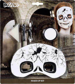 Boland - Schminkset Doodskopje - - Schminkset - Carnaval, Halloween, Themafeest - Halloween schmink - Horror - Skull
