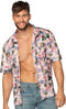 Boland - Shirt Flamingo (L) - Volwassenen - Flamingo - Hawaii