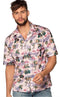 Boland - Shirt Flamingo (L) - Volwassenen - Flamingo - Hawaii