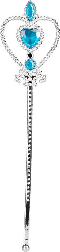 Boland - Toverstafje Anna blauw Blauw - Kinderen - Vrouwen - Prinses - Prinses - Fee - Elfje - Fantasy