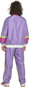 Boland - Trainingspak Retro dude paars (M) - Volwassenen - - 80's & 90's - Disco
