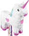 Boland - Trekpiñata Eenhoorn wit (L) L - Verjaardag, Kinderfeestje, Themafeest - Unicorn