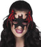 Boland - Vilten oogmasker Vleermuis assorti - Volwassenen - Vleermuis - Halloween en Horror