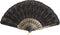 Boland - Waaier Granada zwart Zwart - Volwassenen - Vrouwen - Charleston - Carnaval accessoire - Themafeest - Spaanse waaier