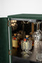 Bold Monkey Ava Morgana kast/ drankkast/ wijnkast fluweel groen