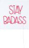 Bold Monkey Badass wandlamp LED neon - Rood