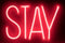 Bold Monkey Badass wandlamp LED neon - Rood