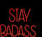Bold Monkey Badass wandlamp LED neon - Rood