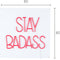 Bold Monkey Badass wandlamp LED neon - Rood