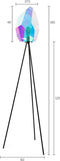 Bold Monkey Diamond Dear vloerlamp - Zwart