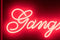 Bold Monkey Gangsters wandlamp LED neon - Rood