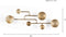 Bold Monkey Hypnotising wand kapstok goud