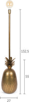 Bold Monkey Juicy Pineapple vloerlamp - Goud