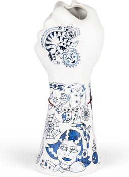 Bold Monkey Liberty Matters vaas blauw