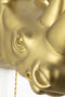 Bold Monkey Mind Your Own Rhino wandlamp goud