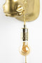 Bold Monkey Mind Your Own Rhino wandlamp goud