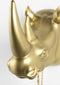 Bold Monkey Mind Your Own Rhino wandlamp goud