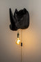 Bold Monkey Mind Your Own Rhino wandlamp zwart