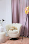 Bold Monkey Mother Of All Shells fauteuil teddy naturel