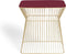 Bold Monkey No Offence bijzettafel wijnrood - Rood