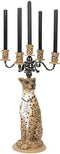 Bold Monkey Proudly Crowned Panther Kaarsenhouder Spotted - Beige