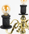Bold Monkey Proudly Crowned Panther vloerlamp zwart