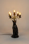 Bold Monkey Proudly Crowned Panther vloerlamp zwart