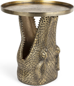 Bold Monkey See You Later Alligator bijzettafel - Goud