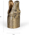 Bold Monkey See You Later Alligator vaas - Goud
