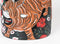 Bold Monkey Songs Of The Night Tiger vaas handgeschilderd - Zwart